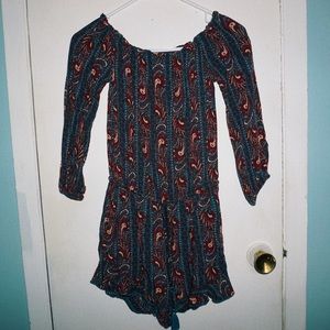 3 quarter sleeve romper